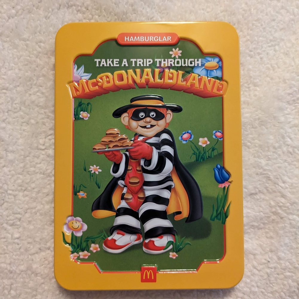 McDonald's Yellow McDonaldland Adventure Tin